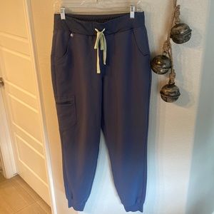 Figs Womens Space Navy High Waited Zamora Medium